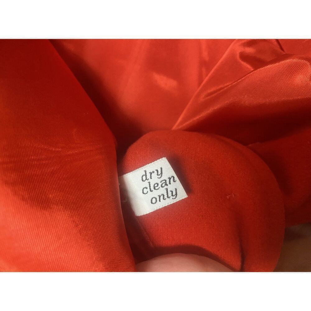 Vintage Pendleton Womens Pea Coat Virgin Wool Size‎ S/M Red Buttons Lined Nice!! - Picture 5 of 7
